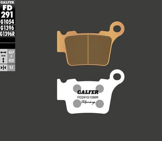 BRAKE PADS KH368 SINTERED METALLIC (GOLD) OFF ROAD RACING