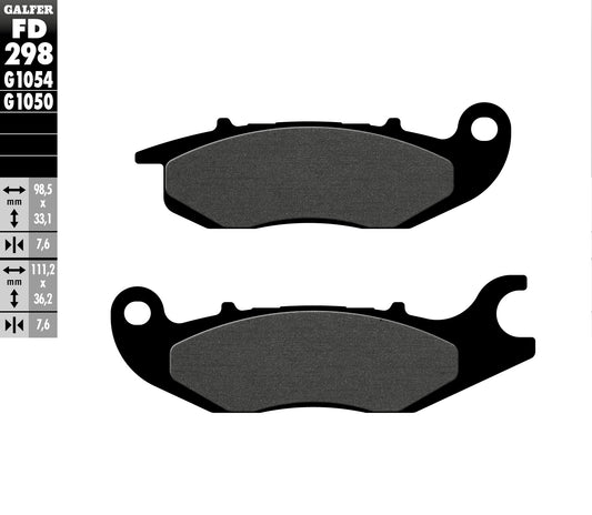 BRAKE PADS KH375 SEMI-METALLIC