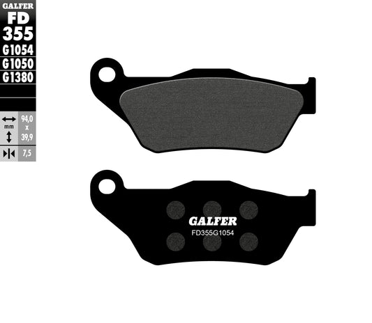 BRAKE PADS KH430 SEMI-METALLIC
