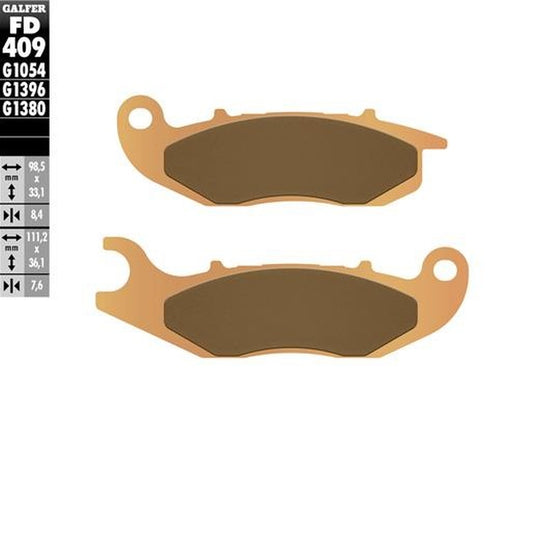 BRAKE PADS KH465 SINTERED METALLIC SCOOTER
