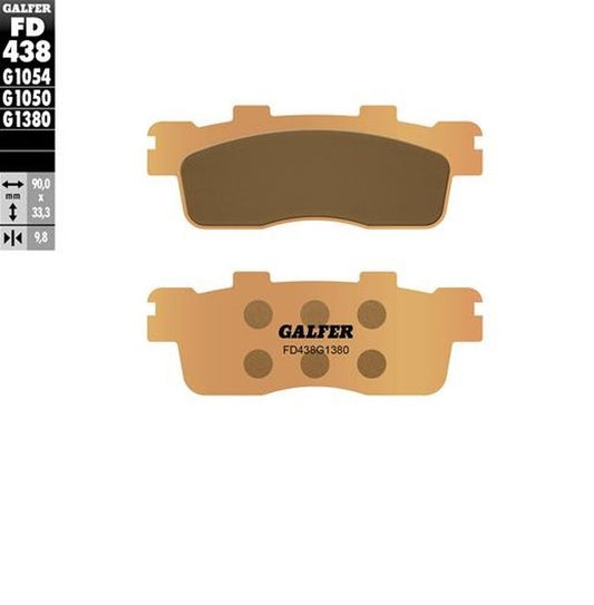 BRAKE PADS KH498 SINTERED METALLIC SCOOTER