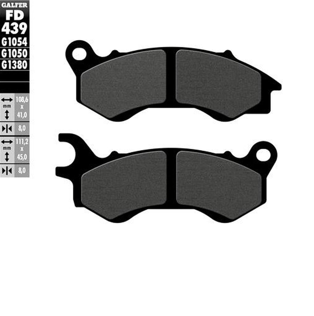 BRAKE PADS KH603 SEMI-METALLIC