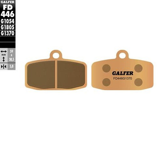 BRAKE PADS KH612 SINTERED METALLIC