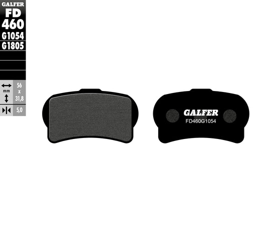 BRAKE PADS KH644 SEMI-METALLIC TRIAL