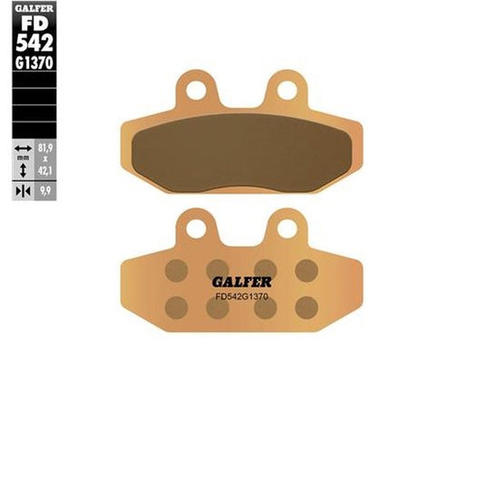 BRAKE PADS KH710 SINTERED METALLIC (GOLD) HARLEY DAVIDSON