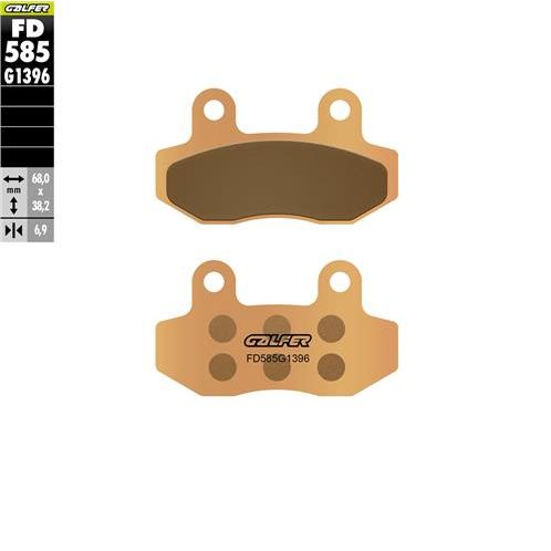 BRAKE PADS SINTERED METALLIC (GOLD) OFF ROAD SURRON 24-
