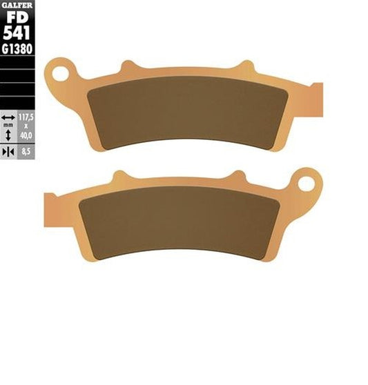 BRAKE PADS KH324 SINTERED METALLIC (GOLD) SCOOTER