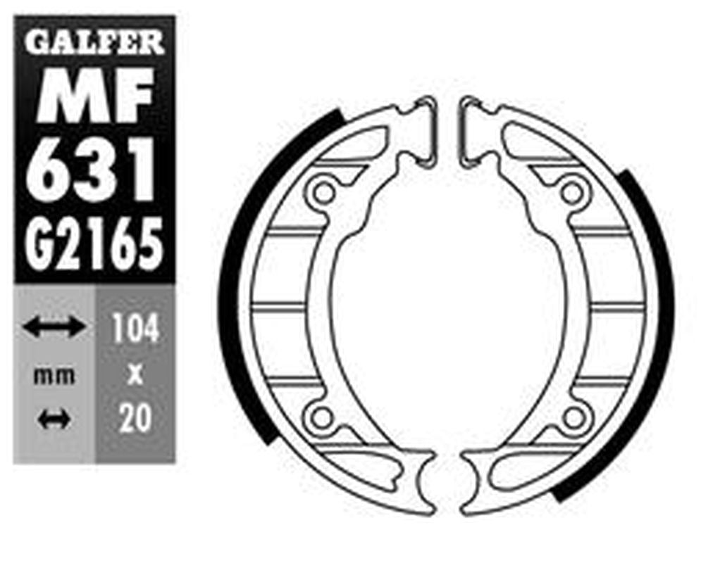 BRAKE SHOES REAR PIAGGIO FREE 50 94-