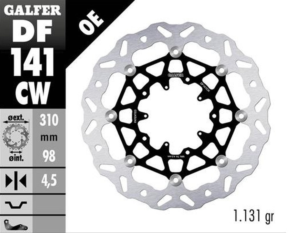 BRAKE DISC FRONT HONDA CRF1100L AFRICA TWIN 20- (310X98X4.5MM) WAVE FLOATING