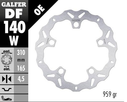 BRAKE DISC FRONT HONDA VFR1200X CROSSTOURER 12- (310X165X4.5MM) WAVE FIXED