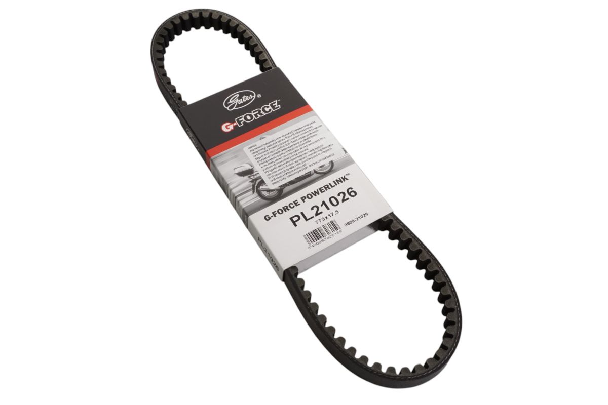 DRIVE BELT SCOOTER POWERLINK AEROX 100 00-03 BWS 100 99-01 NEOS 100 00-03 BOOSTER 100 00-02 NITRO 100 01-03 OVETTO 100 01-04 (775x17.5) YAMAHA/MBK (PL21026)