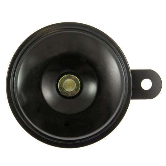 HORN (SOUND SIGNAL) UNIVERSAL BLACK (DIAMETER 75 MM) PATTERN NXR125/150 BROS (OEM:38110-MBV-712 38110-KRE-B01 38110-GET-671) HONDA