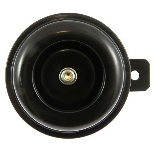 HORN (SOUND SIGNAL) UNIVERSAL BLACK (DIAMETER 70 MM) PATTERN CG125 04-09, CG150 88-94 (OEM:38110-KGA-K01 38110-KGA-850) HONDA