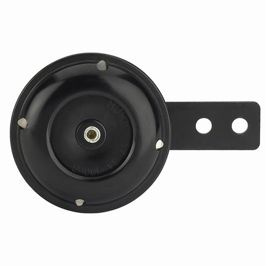 HORN (SOUND SIGNAL) UNIVERSAL BLACK (DIAMETER 70 MM)