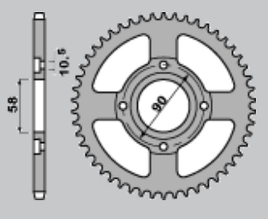 FRONT SPROCKET 269 15 CAN-AM