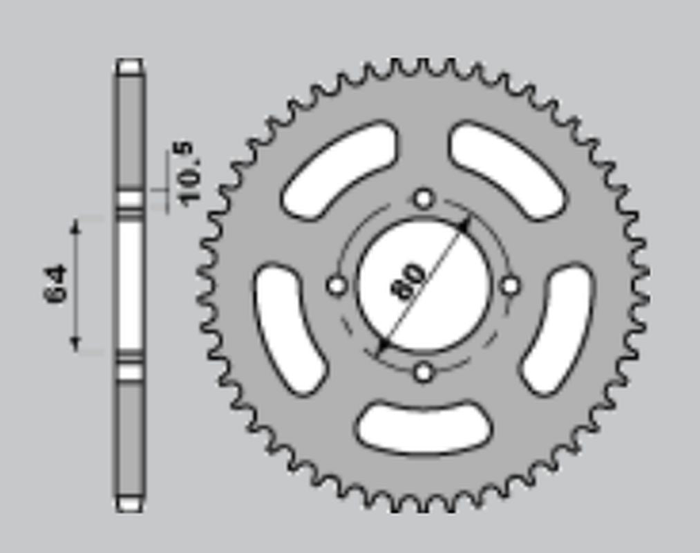 FRONT SPROCKET 4394 14 (39014) YFM GRIZZLY 125 04-11, YFA1 BREEZE 125 99-05, YAMAHA