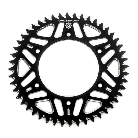 REAR SPROCKET ALUMINUM T7075 (ERGAL) BLACK COLOR 249 49 (JTR217.49) (CHAIN 428) CR 80/85 96-07, HONDA