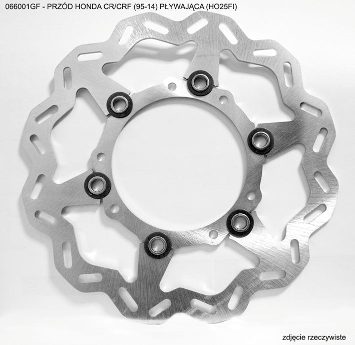 BRAKE DISC FRONT HONDA CR/CRF 95-14 FLOATING (HO25FI)