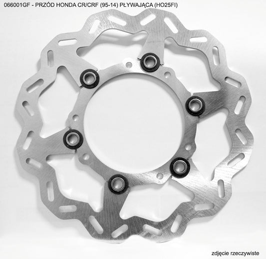 BRAKE DISC FRONT HONDA CR/CRF 95-14 FLOATING (HO25FI)