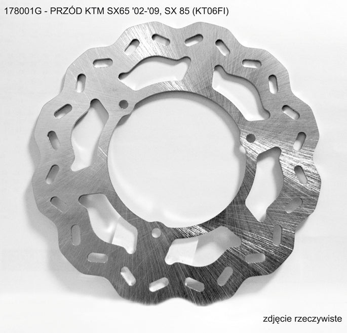 BRAKE DISC FRONT KTM SX65 02-09, SX 85 (KT06FI)