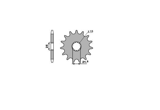 FRONT SPROCKET 566 17 GSXR 1300, GSXR 1000 01-09, TL 1000, SUZUKI