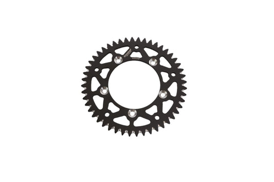 REAR SPROCKET ALUMINUM T7075 (ERGAL) 4552 48 SX65 98-24 (JTR894.48) BLACK COLOR, KTM