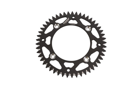REAR SPROCKET ALUMINUM T7075 (ERGAL) 4486 49 (CHAIN 428) SX 85 04-24, 105 XC 07-11 BLACK COLOR (JTR895.49), KTM