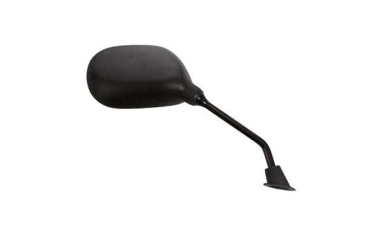 UNIVERSAL RIGHT MIRROR WITH HOMOLOGATION (M8/1.25) LEFT THREAD, BLACK COLOR (SCOOTER YAMAHA MBK)