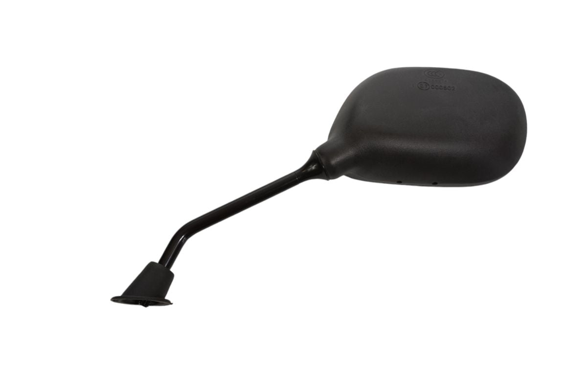 UNIVERSAL LEFT MIRROR WITH HOMOLOGATION (M8/1.25) RIGHT THREAD, BLACK COLOR (SCOOTER YAMAHA MBK)