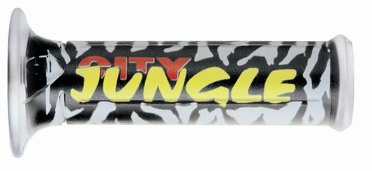 GRIPS 01684-CJ CITY JUNGLE (120 MM/22 MM) WITHOUT HOLE BLACK/WHITE/YELLOW COLOR 