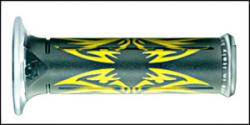 GRIPS 01684/F-TG (120 MM/22 MM) WITH HOLE BLACK/YELLOW COLOR 