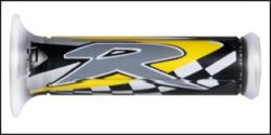 GRIPS 01687-RG (125 MM/22 MM) WITH HOLE YELLOW/BLACK/WHITE COLOR 