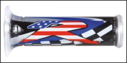 GRIPS 01687-RUSA USA (125 MM/22 MM) WITH HOLE RED/BLUE/WHITE COLOR 