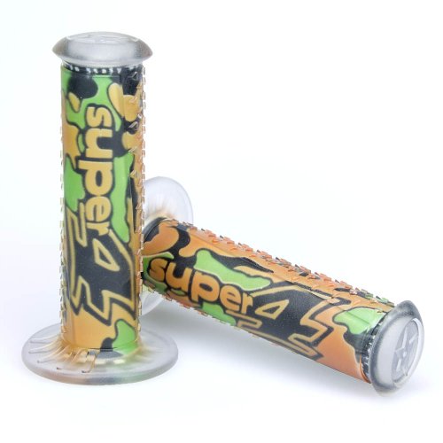 GRIPS 01689/L-MI SUPER 4 (120 MM/22 MM) WITHOUT HOLE BROWN/BLACK/GREEN COLOR 