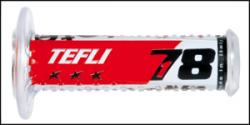 GRIPS 01689-RDE8 TEFLI 78 (115 MM/22 MM) WITHOUT HOLE RED/WHITE/BLACK COLOR 