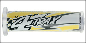 GRIPS 01698-4T QUAD 4TRAX (120 MM/22 MM) WITHOUT HOLE YELLOW/BLACK/WHITE COLOR 