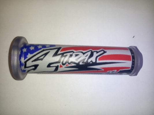 GRIPS 01698-US QUAD 4TRAX USA (120 MM/22 MM) WITHOUT HOLE BLACK/RED/BLUE/WHITE COLOR 