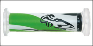 GRIPS 02609-V JET SKI (130 MM/22 MM) WITHOUT HOLE GREEN/WHITE/BLACK COLOR 