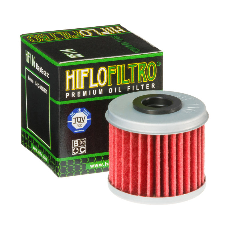 Oil filter HF 116 HONDA CRF 250/450 (02-24), HUSQVARNA TC/TE 250/310 09-14 