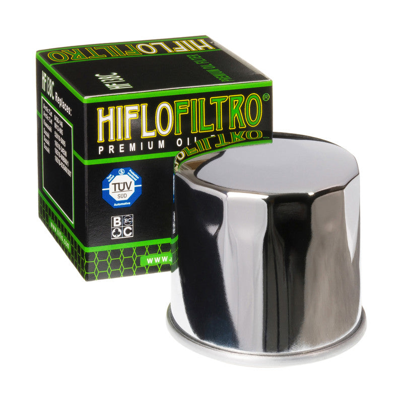 Oil filter HF 138C GSX/GSXR/SV/TL/VZ/VS/DL CHROME
