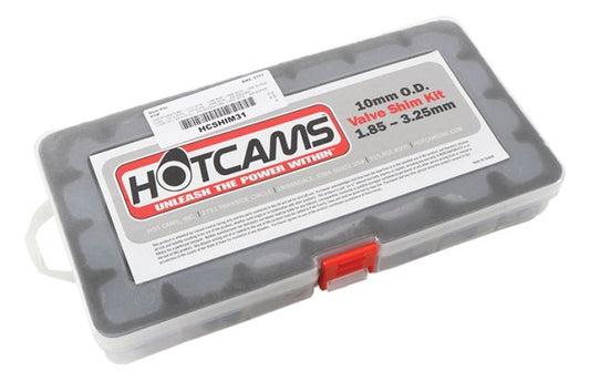 VALVE SHIMS SET 10MM FROM 1.80 TO 3.20 EVERY 0.05 (REPLACES HCSHIM23)