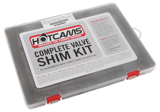 VALVE SHIMS SET 9.48MM FROM 1.20 TO 3.50 EVERY 0.05, 3 PCS EACH