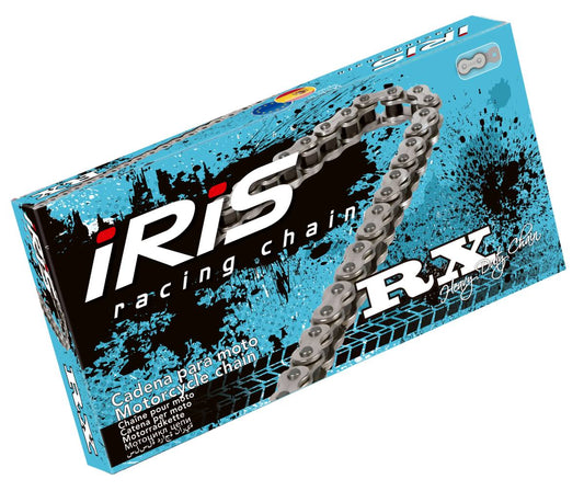 DRIVE CHAIN 420 RX-116 (116 LINKS) NON O-RING (OPEN + CLIP) COLOR SILVER (MOTOCROSS UP TO 85CC) (19.5KN) 