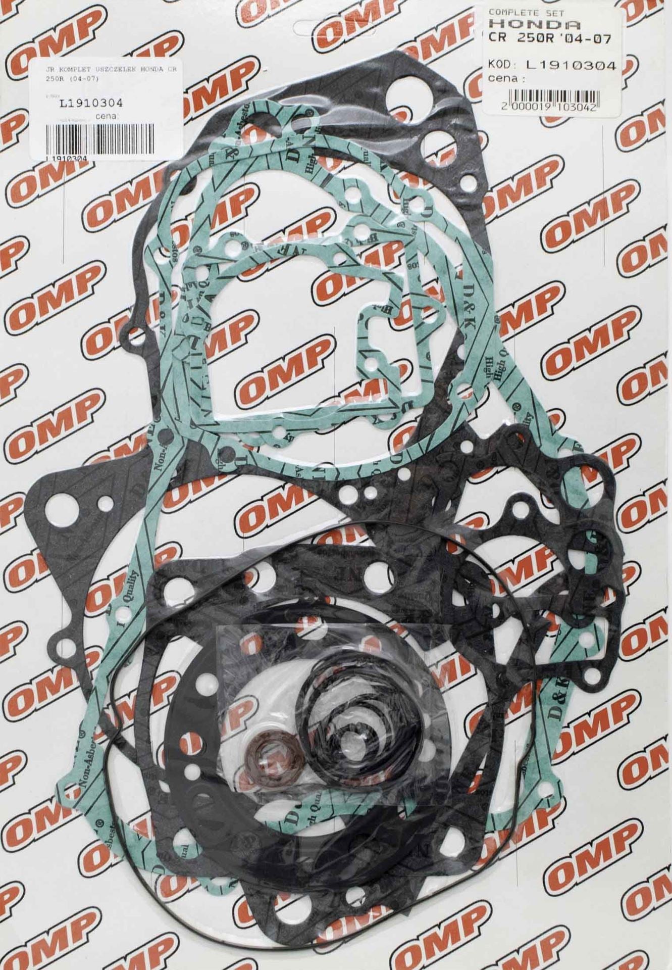 GASKET SET HONDA CR 250 87