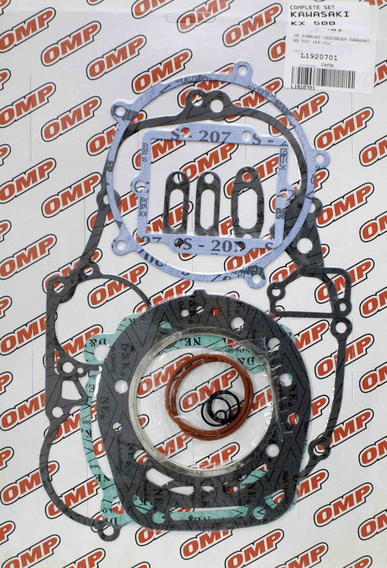 GASKET SET KAWASAKI KX 500 89-02