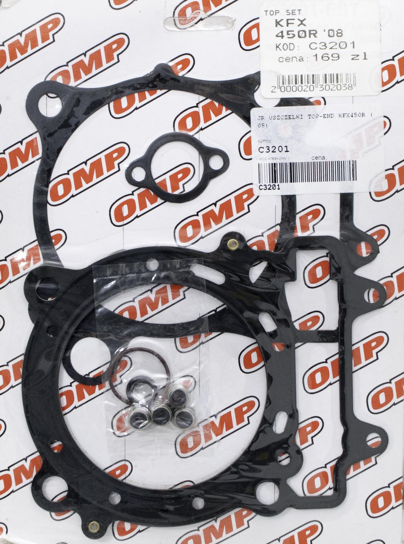 TOP-END GASKET SET KAWASAKI KFX 450R 08-13