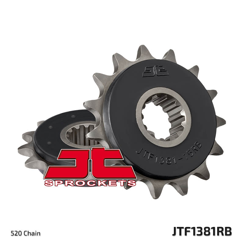 Front Sprocket 2042 15 Z Rubber HONDA CB 500F/X '13-'15, CBR 500R '13-'16 (204215JTRB) (JTF1373.15RB) (Chain. 520)