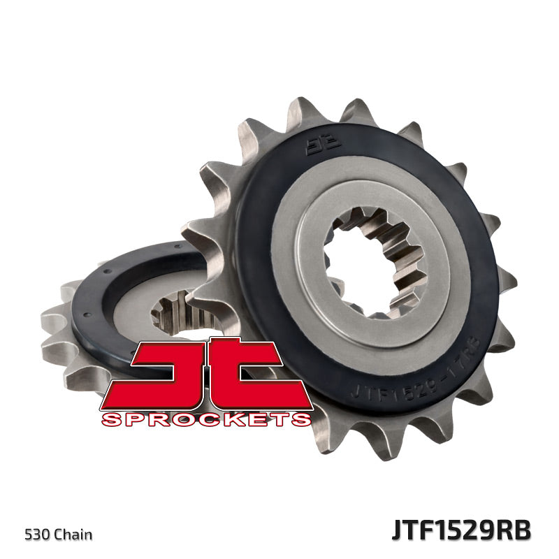 Front Sprocket 2077 17 Z Rubber KAWASAKI ZRX 1100/1200 '97-06 (207717JTRB) (Chain. 530)