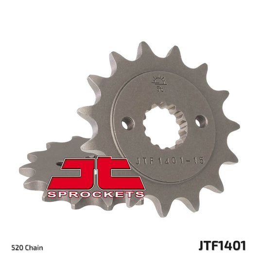 Front Sprocket 2116 15 SUZUKI LTR 450 '06-'12, LTZ 400 '03-'13, RMX 450 '10-'13 (+1) (211615JT) (Chain. 520)