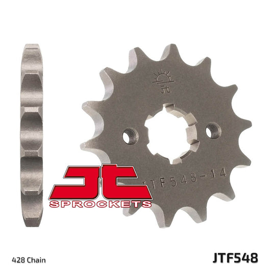 Front Sprocket 2177 14 YAMAHA YBR125 '05-'15, XT 125 R/X 08-11 (217714JT) (Chain. 428)